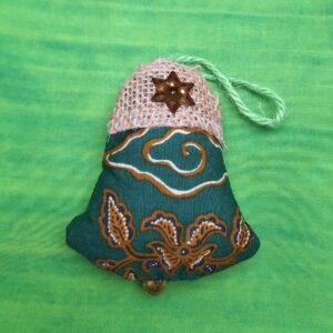kerstebel groen batik